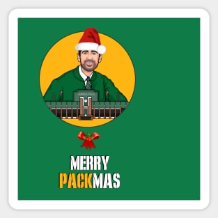 Green Bay Packers - Aaron Rodgers Christmas (GB, Green Bay, Wisconsin, Football, Gift) Sticker